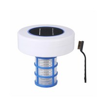 수영장 수중 워터 청소기 태양열 수영장 이오나이저 구리 실버 이온 정수기 염소 조류 감소 청소 장치, 02 S