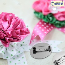 브로치 만들기 부재료 핀 홀더 메탈 뱃지 소량 수제 제작 공방 굿즈 DIY 부자재 나만의 패션 디자인 버튼 머리핀 카네이션 엔틱 리폼 배찌 캐릭터 장식 코사지, D 30mm