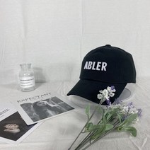 여름 커플 캡모자 ABLER 볼캡 빠지 워터파크 모자