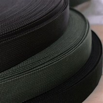 [펠트친구] 가방용웨빙끈(가방끈)/가방끈/가방부자재/가방줄/크로, 30mm카키