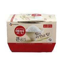 백설 햇반 큰공기300gx3개입, 1