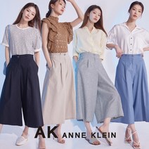 [AK앤클라인] 린넨 슬림 와이드 큐롯 팬츠 2종