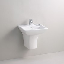 대림바스 CL-336S 세면기 긴다리 반다리 비누대삽입형 세면대교체 부속풀세트포함 CL336SY, 자동, I자트랩 (바닥배수), 선택안함, 1세트