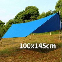 전원주택 테라스그늘막 야외 카페 옥상 테라스 그늘막 천막 어닝 선쉐이드 방수 캠핑 텐트 방수포 그늘 태양 비 쉼터 매트 캐노피 항해, Blue