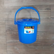 PP 바케스 6L 양동이 바게스 플라스틱 대야 쓰레기통, 파랑