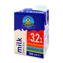 로비츠 멸균우유 3.2퍼센트, 500ml, 12개