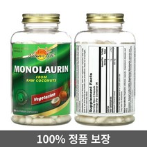 네이쳐스라이프 모노라우린 코코넛 슈퍼푸드 990mg 180베지캡슐, 1개, 180정
