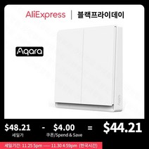 스마트홈컨트롤부품자재 Aqara-D1 스마트 스위치 무선 단일 파이어 와이어 스위치 ZigBee 무선 벽 스위치 Mihome app을 위한 스마트 홈 조명 제어, [21]