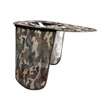 Zeyuan 안전모 그늘 목 보호 안전모 액세서리 바이저 목 그늘, 녹색, PP