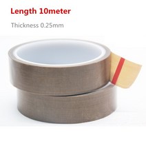 1 롤 PTFE 테이프 절연 고온 절연 테이프 0.25mm 씰링 기계 진공 기계 폴리 테트라 플루오로 에틸렌 테이프, 10M, 19mm