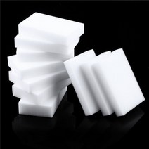 스펀지 멜라민 매직 스폰지 고밀도 홈 접시 주방용 청소 100 100x60x10mm, 1.Ivory
