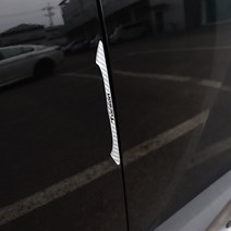 [간지] 올뉴 투싼 TL NX4 도어가드 에폭시 차량 흠집 커버 문콕방지 몰딩 튜닝 액세서리, 블랙카본(4P)