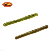 ZOOM 줌 더블링거 4인치 배스웜 루어웜 소프트베이트, 052-306