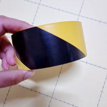 [ 가격비교 ] 48mm X 30m 바닥라인테이프 타이거 황검 사선 안전, 단품, 상세페이지 참조