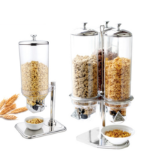 시리얼 디스펜서 업소용 곡물 씨리 뷔페 과자 호텔