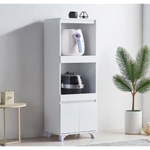 휴게실 탕비실 렌지 커피머신 정리다이 에어프라이어 원룸 주방장식장 오븐렉, 오크