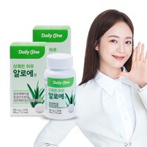 데일리원 상쾌한 하루 알로에정 알로에 베라 겔 2통, 없음