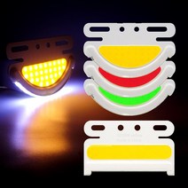 24v led 차폭등 사이드램프 깜빡이 화물차 윙바디 레미콘 깜깜한밤 탑차, 사각타입 옐로우