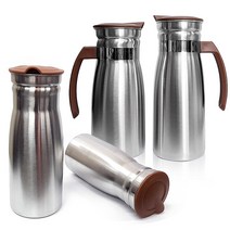 원리빙 스텐 손잡이 물병 물통 0.8L 1L 업소용 가정용 식당 물병, 0.8L.