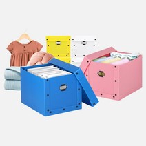 포장 창고정리 물류센터 이삿짐 튼튼한 이사박스 사무실 수납 회사 자취생, 1개, 리빙박스 중형 핑크