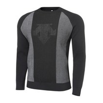 [데상트] 긴팔티 UQC SM321SHT92-KHK 스키 애슬레져 쟈카드 니트 스웨터 _