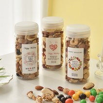 결혼답례품 돌잔치 회사단체선물 조문 견과류답례품 기프트믹스넛 [리치너츠], 기프트300ml(130g)+선물상자, 화이트