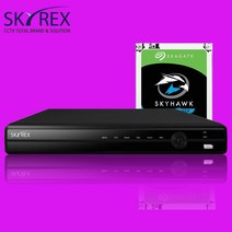 스카이렉스 하이브리드 DVR 16채널 2TB 포함 CCTV 녹화기 SKY-5016