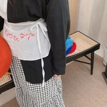 [OJO DE PAPA]오조드파파 오조 에이프런/화이트, 화이트