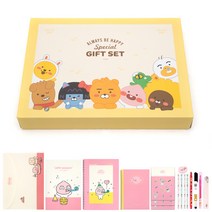 [카카오프렌즈 으뜸 문구세트1] 라이언 어피치 춘식이 문구세트 단체선물 웰컴키트 신학기 후학기 학용품, 02.어피치세트