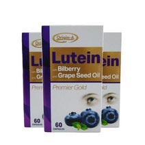 호주 오리진에이 루테인 빌베리 그레이프 씨드 오일 60캡슐 3팩 ORIGIN-A LUTEIN with Bilberry and Grape Seed Oil