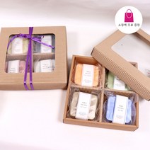 [미세스라라] 자운고 한방 수제비누 선물세트, 8)4구 창골지 선물세트 X 1개