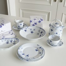 명품그릇 로얄코펜하겐 접시 찻잔 그릇 플레이트, 로얄코펜하겐 티컵앤소서 260ML, 1개
