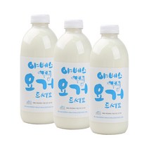 야베스목장 마시는 수제요거트 요거 1000ml 3개+150ml 2개, 3개입
