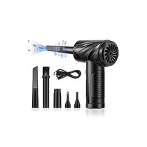 에어더스터 91000RPM 압축 LED 라이트 장착 전동 송풍기 컴퓨터 키보드용 자동차 클리닝용 6000mAh 충전식 고속 충전 Corldess Air Can Duster, 상세페이지 참조
