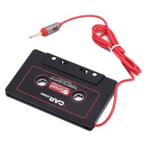 110cm 3.5mm 잭 플매트 카펫 러그 유니버설 블랙 자동차 스테레오 오디오 카세트 어댑터 전화 MP3 CD 플레이어 테이프