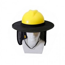 안전모 그늘이 블랙 햇빛가리개 챙모자 5개 세트, 1개