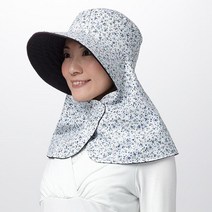 일본 아이미디어 자외선 차단 양면 플랩모자
