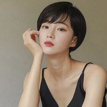가발매니아 라임숏컷 25cm 더 썸 위그 통가발 (하이소프트사), 내츄럴블랙
