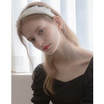 진주 리본 헤어밴드 JP-22-111HB
