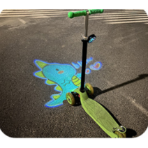 킥보드 다이내믹 프로젝션 라이트 어린이 자전거 프로젝터 전기차 충전 나이트 라이드 플래시 마운틴 라이트 전동차 오토바이, 기본형 키티