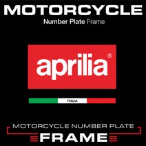 2020 아프릴리아 바이크 번호판가드 MFMC04-2020 APRILIA 3LINE DESIGN MOTORCYCLE Number Plate Frame, D16