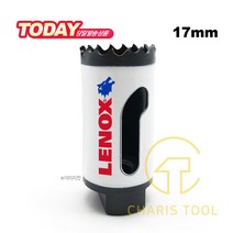 레녹스 바이메탈 홀쏘 17mm (3001111L) 홀커터 홀컷터 홀캇타 목공용 철공용 T3홀쏘 LENOX USA 카리스툴, 단품