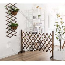 원목 새끼 고양이 강아지 대형견 옥상 낮은 목재 난간 펜스 가림막 울타리 난간 펜스 가림막 화분 걸이대 거치대 식물지지대 전원주택꾸미기 베란다꾸미기 테라스꾸미기, 발포함H120플러스