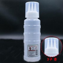 3구 소스병 400ml 중형 잘라쓰는 뚜껑 실리콘패킹 ALS, 상세페이지 참조