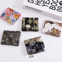취미 퀼트 diy 도구 브론징 일본어 인쇄 코튼 원단 DIY 바느질 패치 워크 바늘 예술 재료 20x2 5cm 개, [01] 20x25cm 5pcs, [08] Color 8
