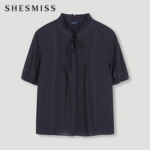 [쉬즈미스(SHESMISS)] [쉬즈미스] [22SS]러플 핀턱 디테일 블라우스_SWWBL