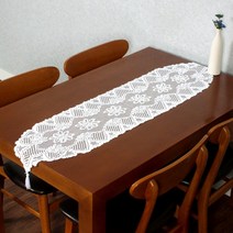 주방 식탁 레이스 테이블러너 33x137cm 북유럽 식탁러너, 상세페이지 참조, 상세페이지 참조