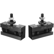 빠른 변경 CNC 선반 도구 포스트 터닝 페이싱 홀더 250-201 및 4 개, 01 Black