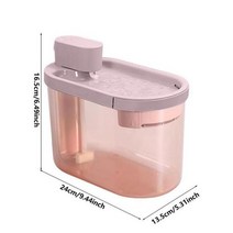 2.2L 자동 고양이 물 분수 필터 USB 전기 음소거 고양이 음료 그릇 애완동물 마시는 디스펜서 고양이 물 필터, Pink