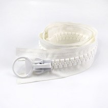 백패킹텐트 동계 소형 20 #60-200cm 수지 지퍼 초대형 O 링 슬라이더 장식 배낭 의류 텐트 수리 재봉 액세, 01 White_01 No20_07 200cm